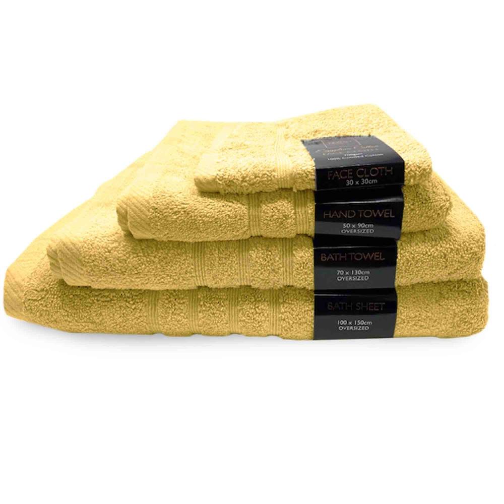 lewis's Luxury Combed 100% Cotton 700GSM Towel Range - Ochre