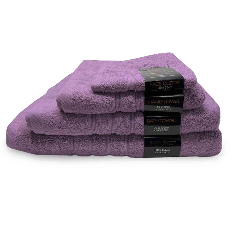 lewis's Luxury Egyptian 100% Cotton Towel Range - Mauve