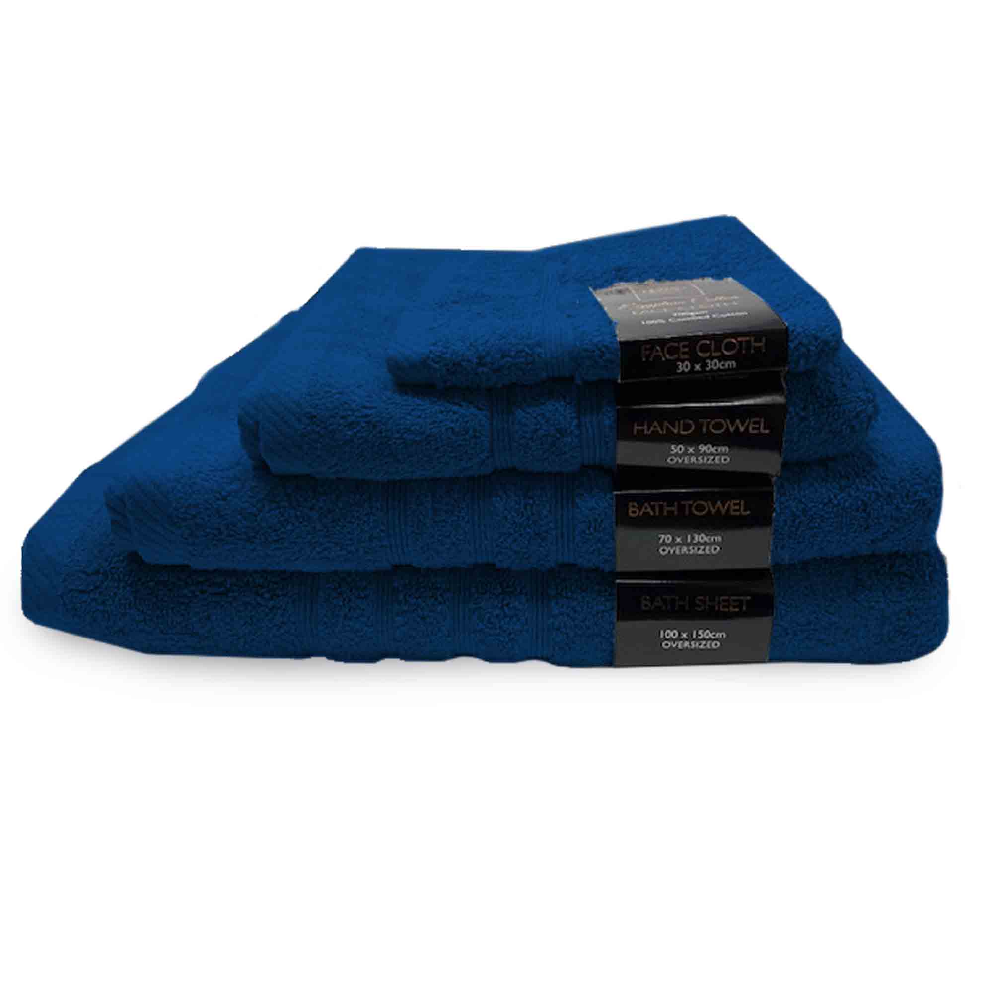 lewis's Luxury Egyptian 100% Cotton Towel Range - Petrol