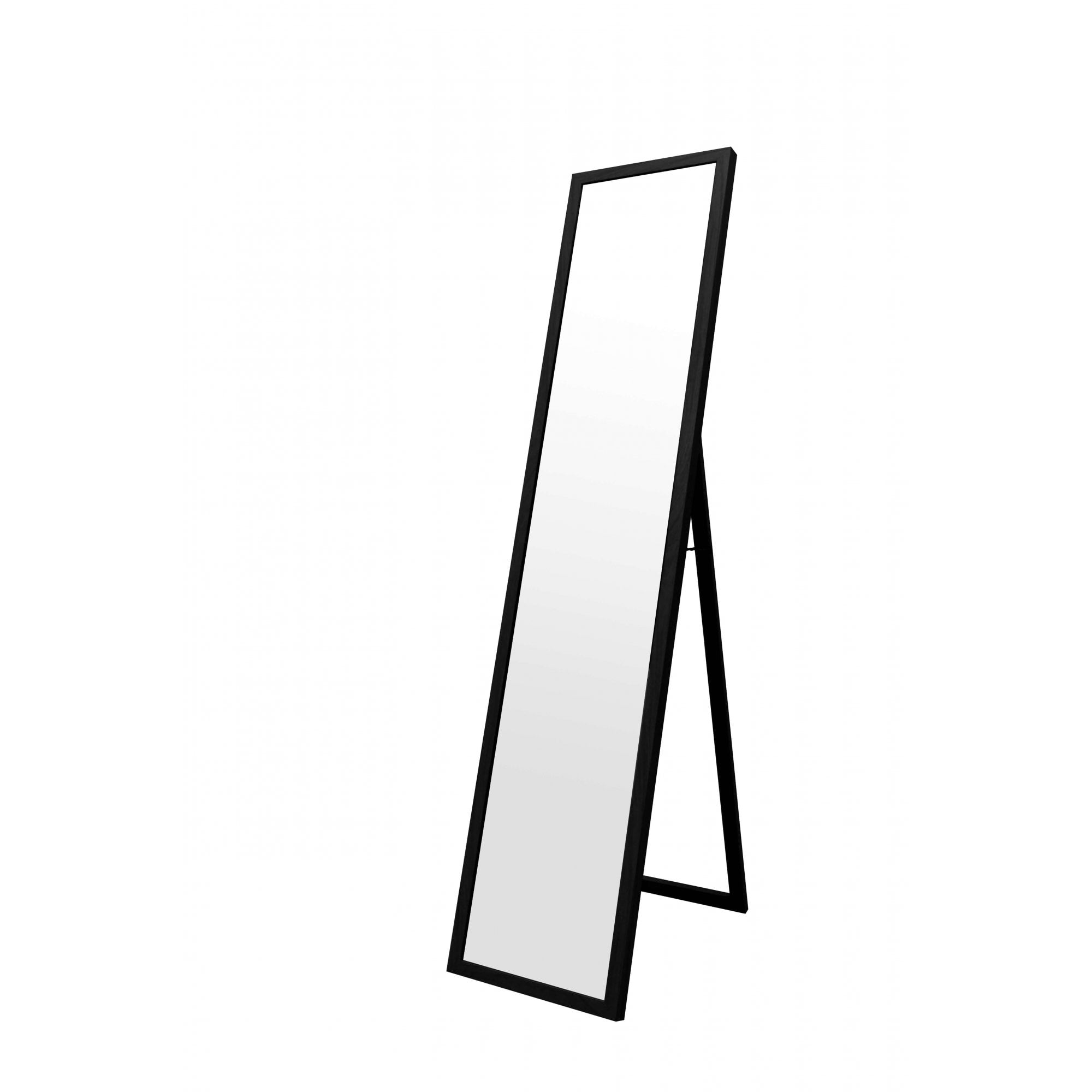 lewis's Padstow Floor Standing Dressing Mirror - Black 40cm x 150cm