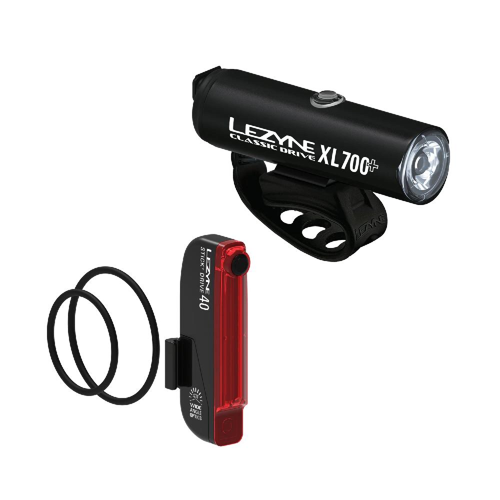 lezyne CLASSIC DRIVE XL 700+ & STICK+ DRIVE PAIR