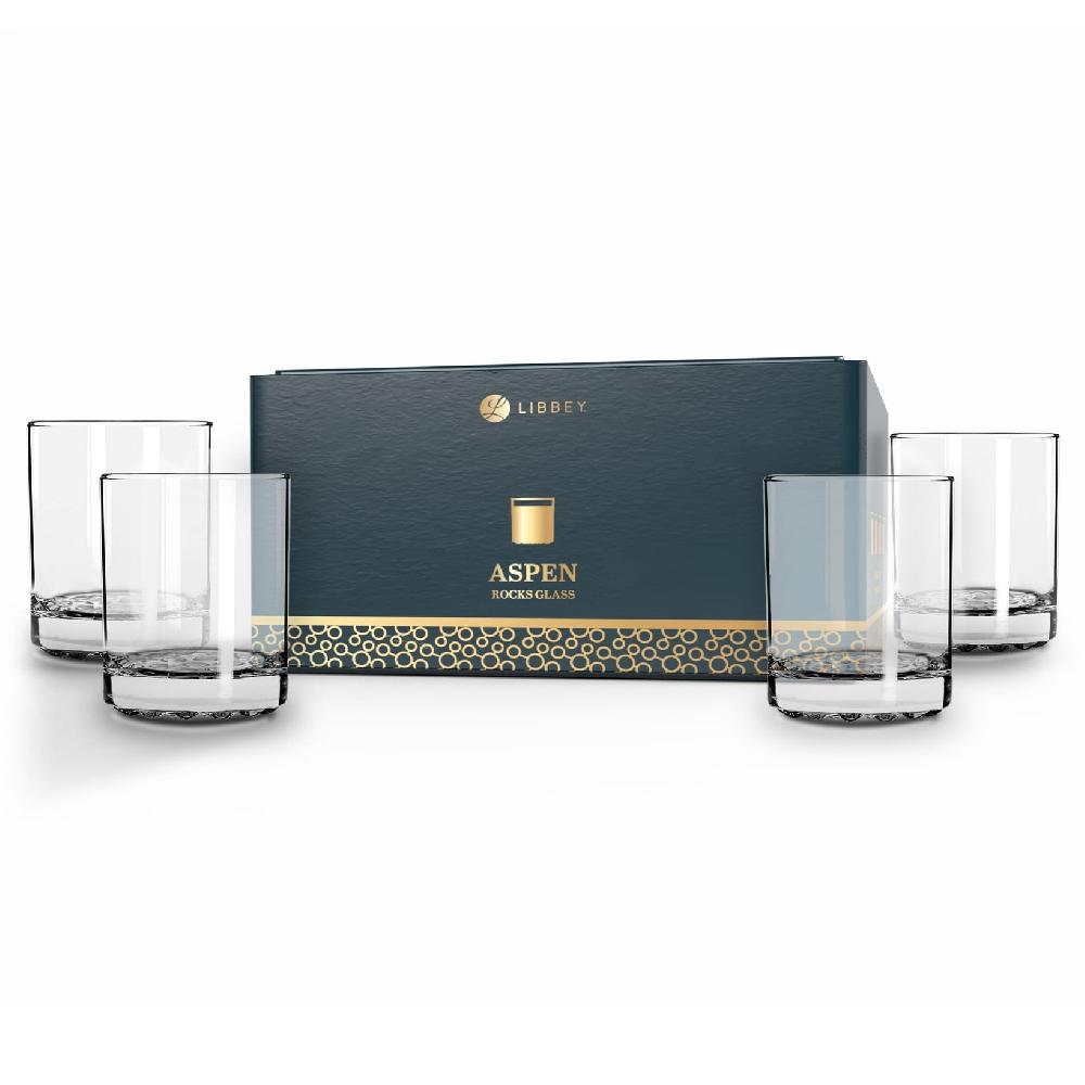 libbey Libbey Aspen Double Old Fashioned Rocks Glass 12 ounce Set of 4