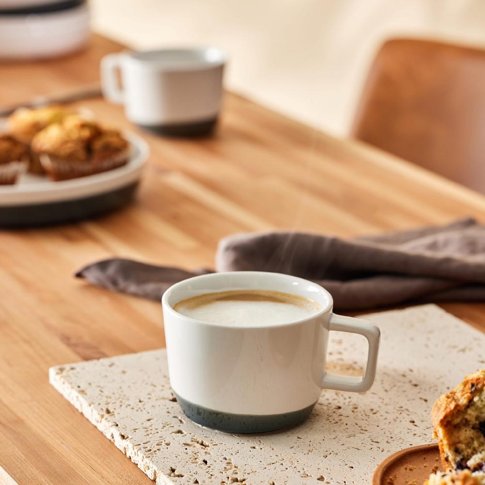 Libbey Libbey Austin 17.5 Ounce Large Porcelain Coffee Mug Set Of 4 Himalayan Salt Pink