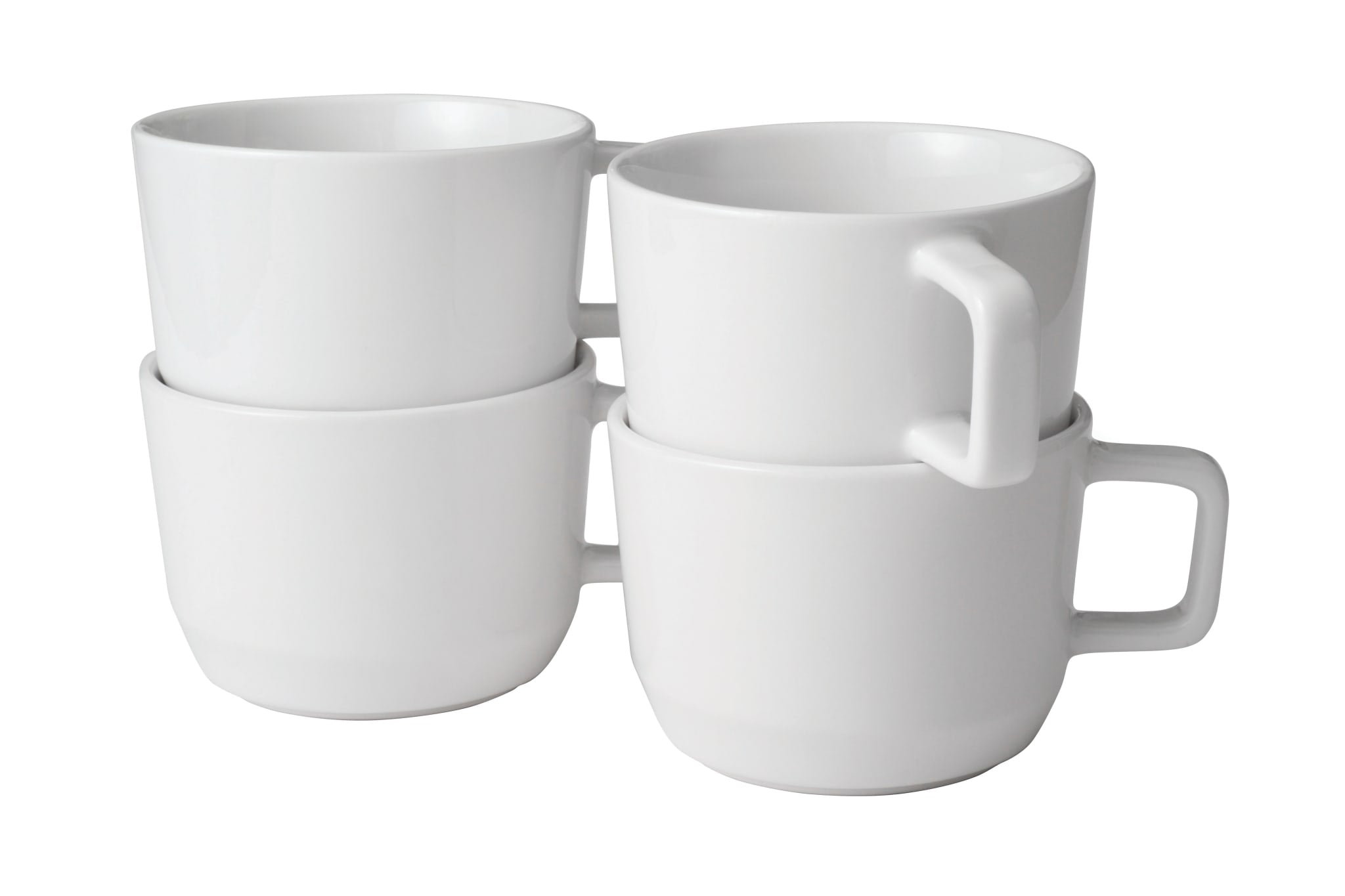 libbey Libbey Austin 17.5 ounce Large Porcelain Coffee Mug Set of 4 White