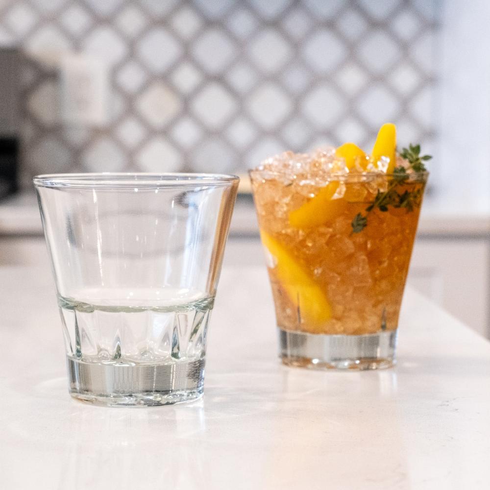 Libbey Libbey Bellevue Stackable Double Old Fashioned Rocks Glass 11.5 Ounce Set Of 4