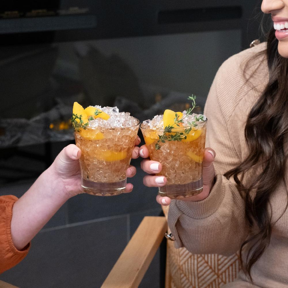 Libbey Libbey Bellevue Stackable Double Old Fashioned Rocks Glass 11.5 Ounce Set Of 4