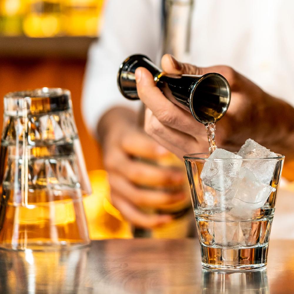 Libbey Libbey Bellevue Stackable Double Old Fashioned Rocks Glass 11.5 Ounce Set Of 4