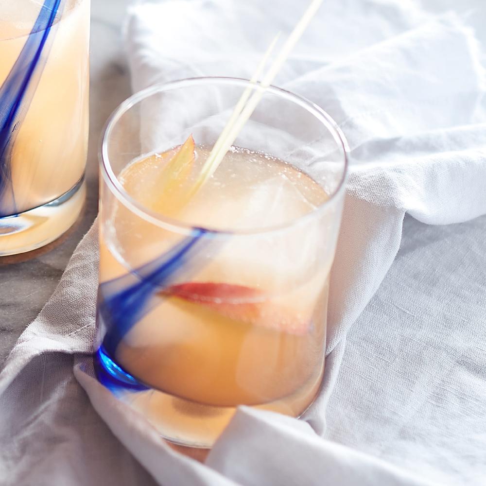 Libbey Libbey Blue Ribbon Impressions Large Rocks Glasses 12.5 Ounce Set Of 8