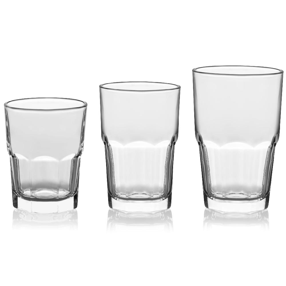Libbey Libbey Boston 18 Piece Tumbler Rocks And Juice Glass Set