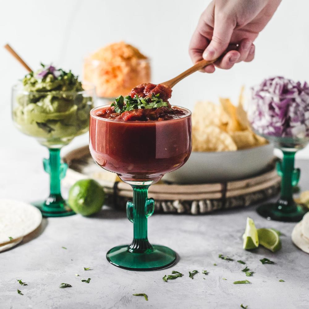 Libbey Libbey Cactus Margarita Glasses 16 Ounce Set Of 4