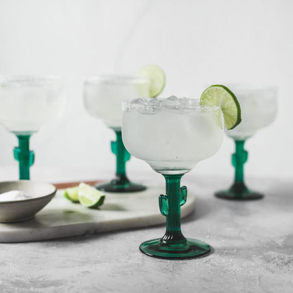 Libbey Libbey Cactus Margarita Glasses 16 Ounce Set Of 4