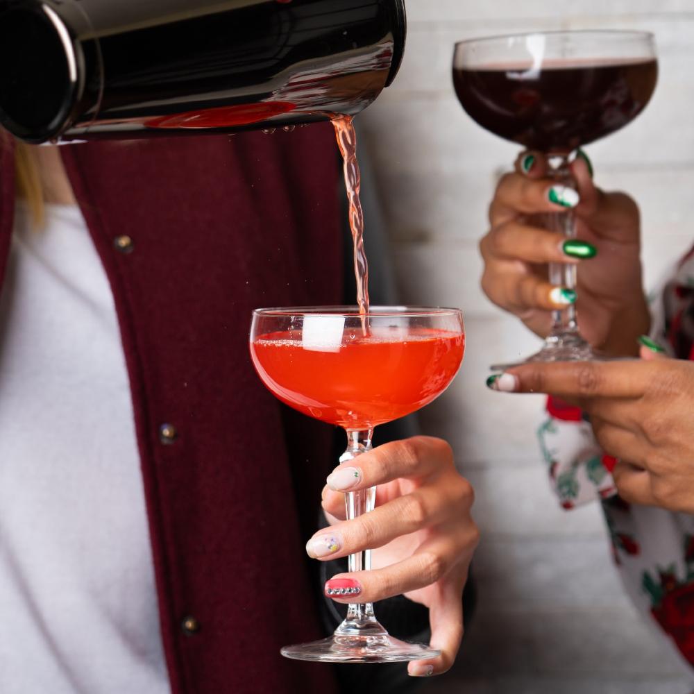 Libbey Libbey Capone Speakeasy Coupe Cocktail Glasses 8.6 Ounce Set Of 4