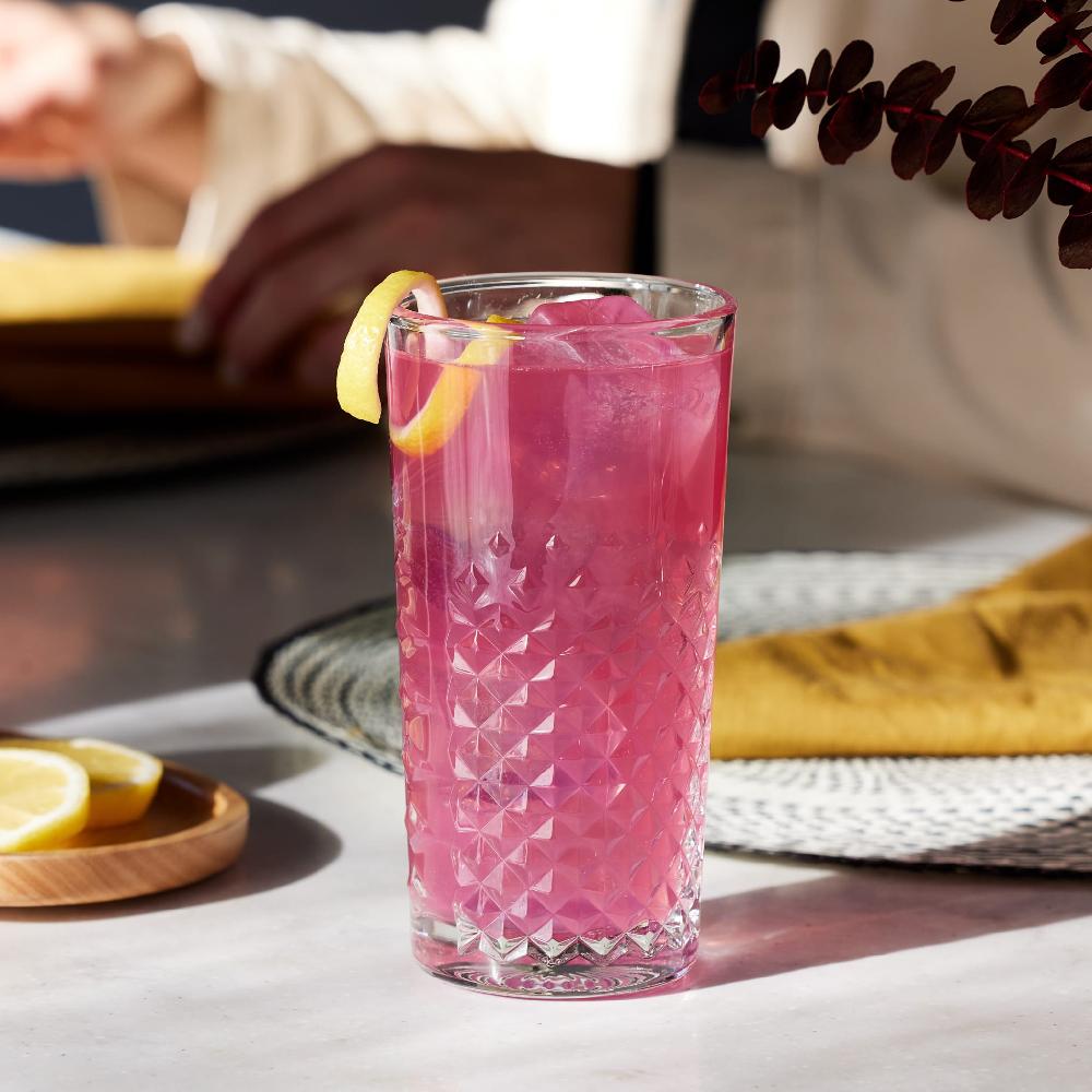 Libbey Libbey Carats Tumbler Glasses 14 Ounce Set Of 4