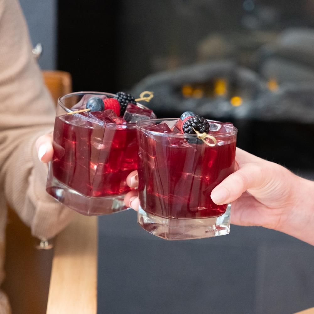 Libbey Libbey Charleston Double Old Fashioned Rocks Glass 12 Ounce Set Of 4