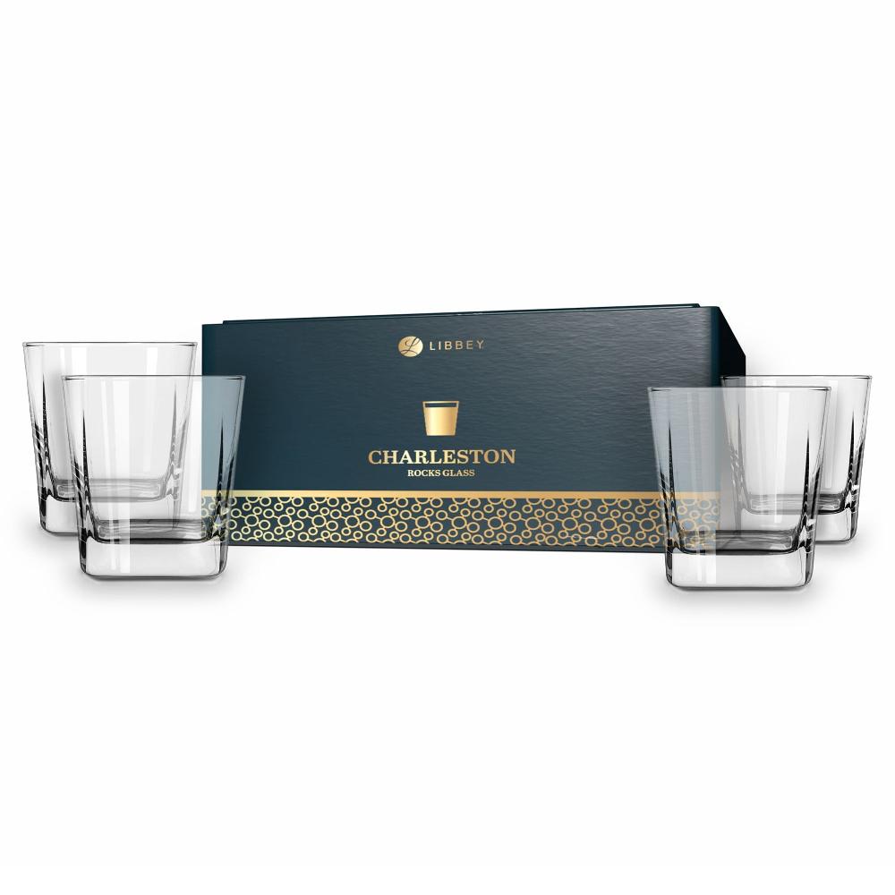 libbey Libbey Charleston Double Old Fashioned Rocks Glass 12 ounce Set of 4