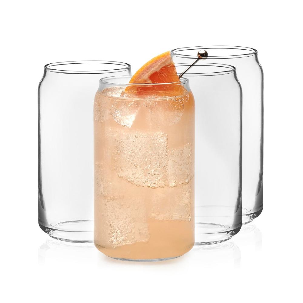 libbey Libbey Classic Can Tumbler Glasses 16 ounce Set of 4