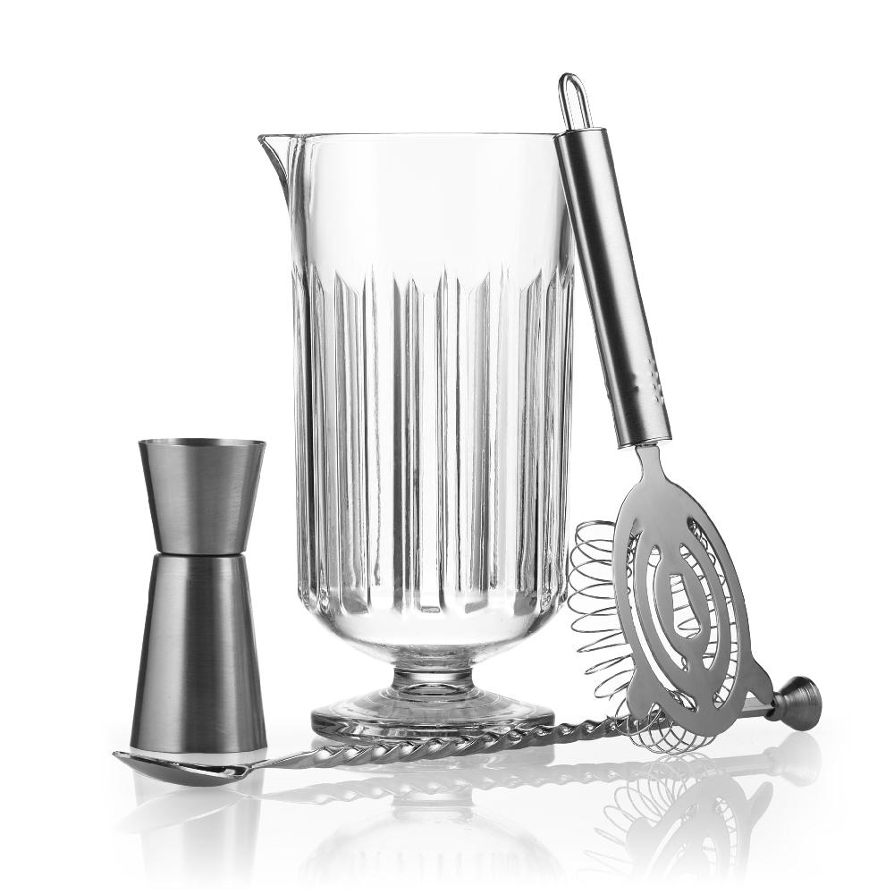Libbey Libbey Classic Cocktail Flashback 4 Piece Bar Mixing Set