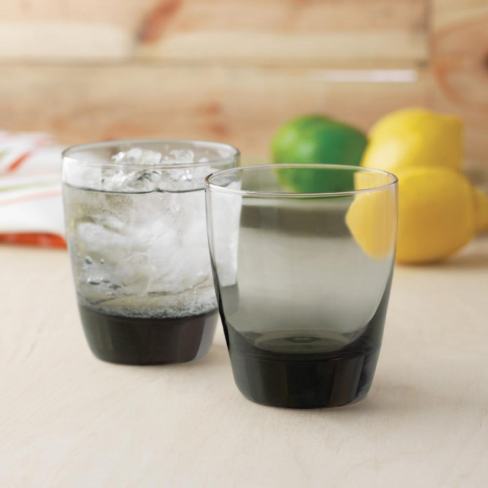 Libbey Libbey Classic Smoke Rocks Glasses 13 Ounce Set Of 12