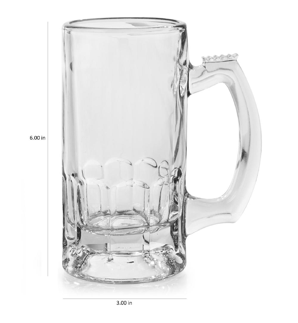 Libbey Libbey Craft Brews Glass Beer Mug 12.7 Ounce Set Of 4
