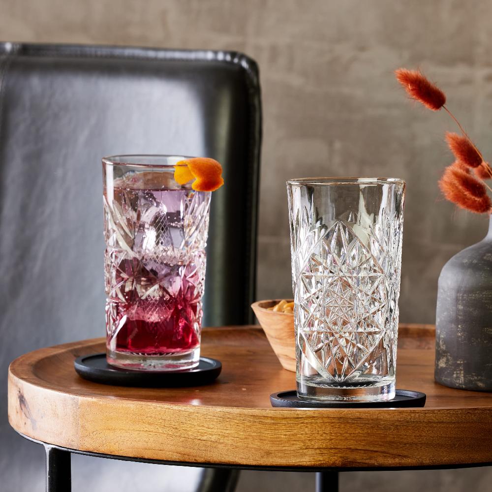 Libbey Libbey Hobstar Cooler Glasses 16 Ounce Set Of 4
