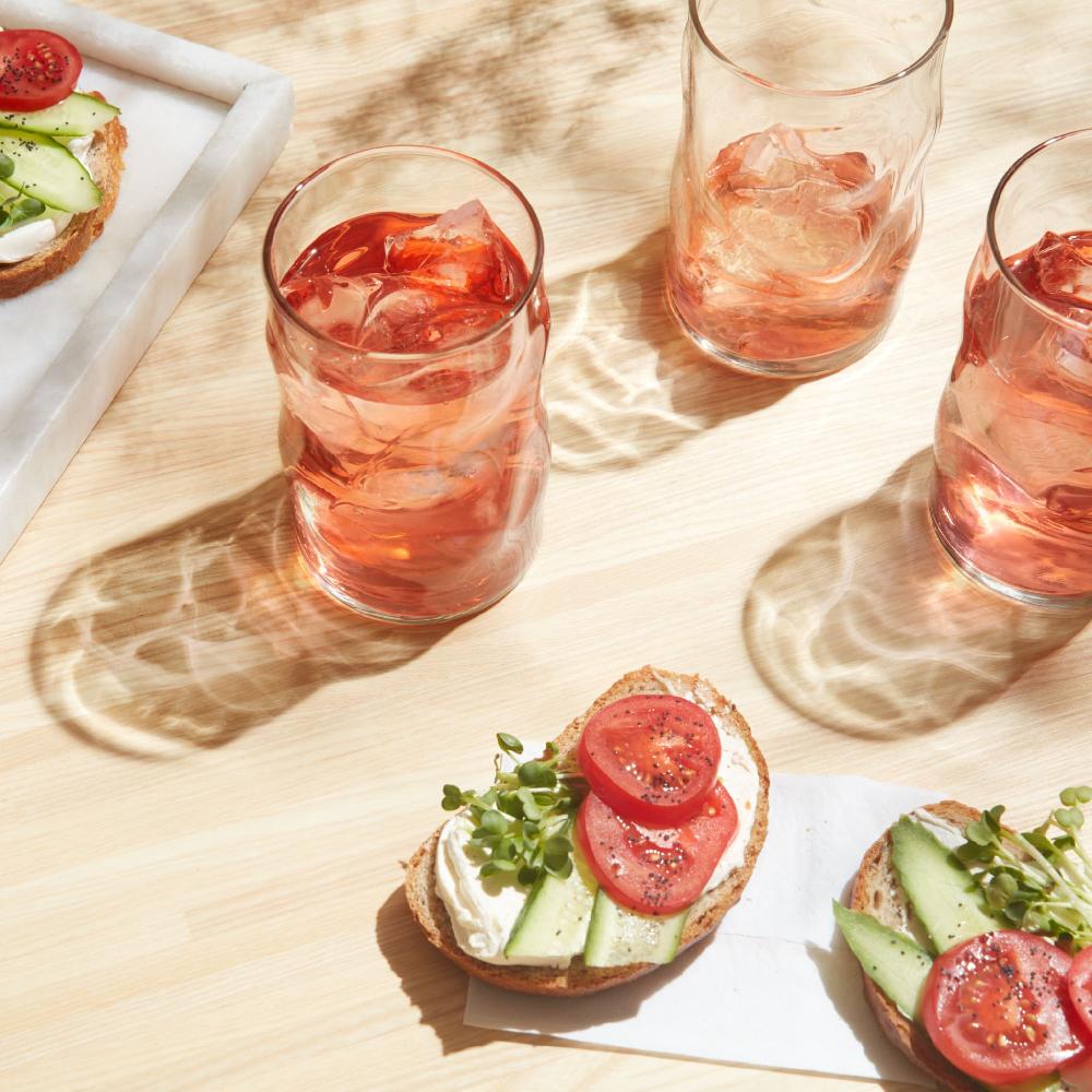 Libbey Libbey Lava Tumbler Glasses 16 Ounce Set Of 8