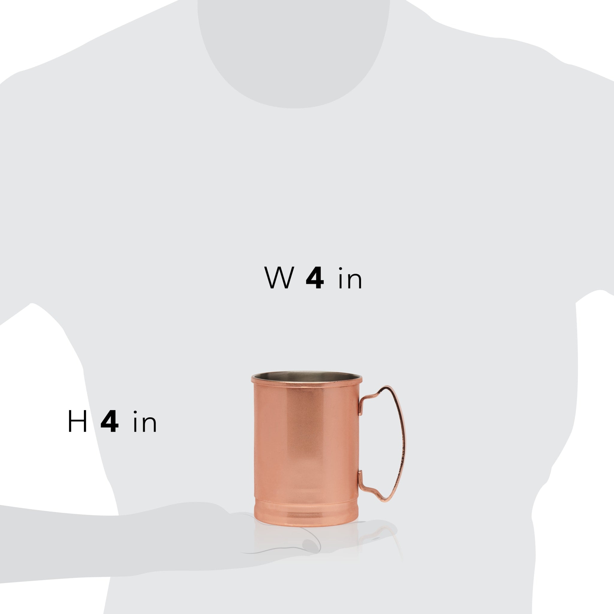 Libbey Libbey Moscow Mule Copper Mugs 14 Ounce Set Of 4