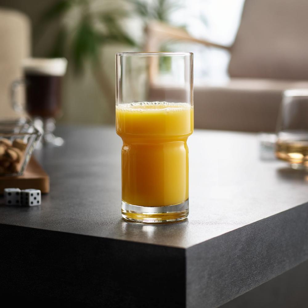 Libbey Libbey Newton Stackable Tumbler Glass 16 Ounce Set Of 6