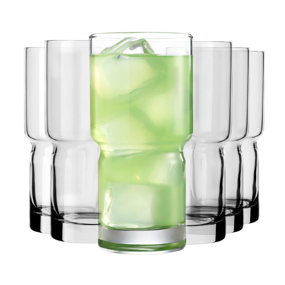 libbey Libbey Newton Stackable Tumbler Glass 16 ounce Set of 6