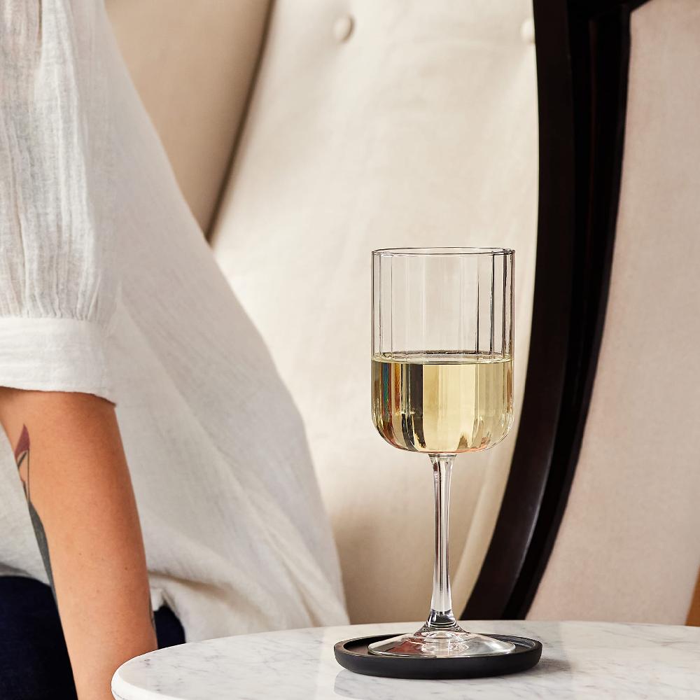 Libbey Libbey Paneled All Purpose Wine Glasses 13.5 Ounce Set Of 4