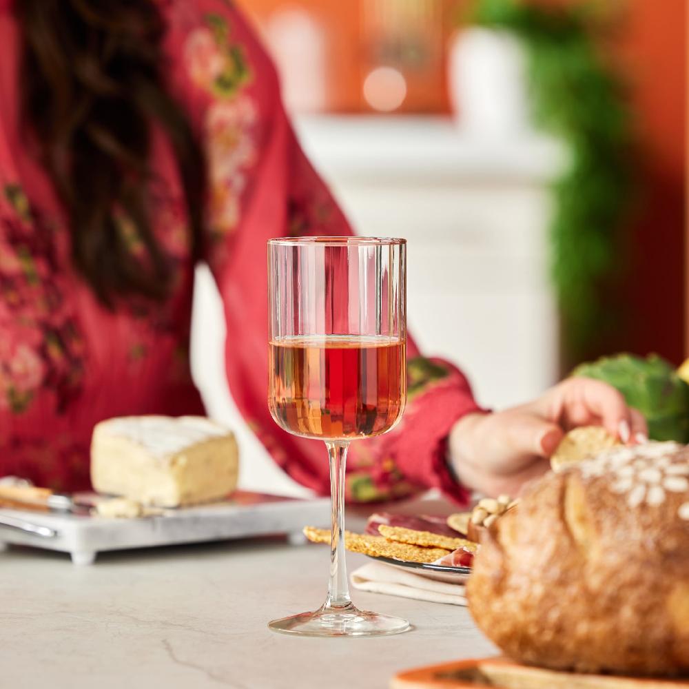 Libbey Libbey Paneled All Purpose Wine Glasses 13.5 Ounce Set Of 4