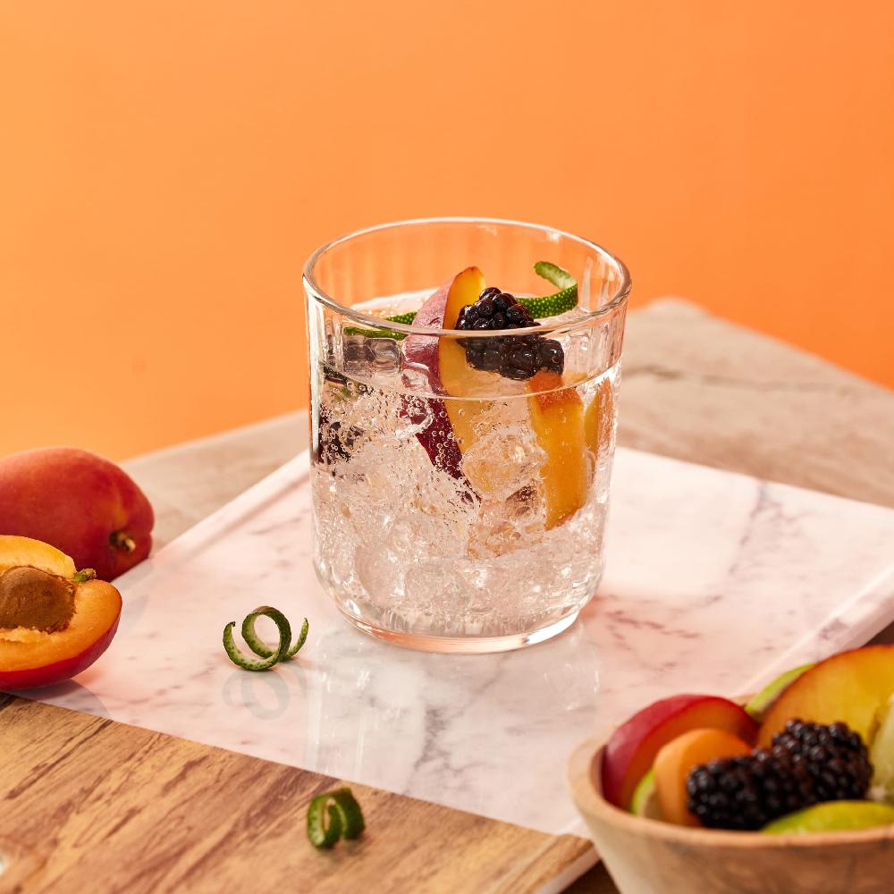 Libbey Libbey Paneled Double Old Fashioned Rocks Glasses 11.2 Ounce Set Of 6