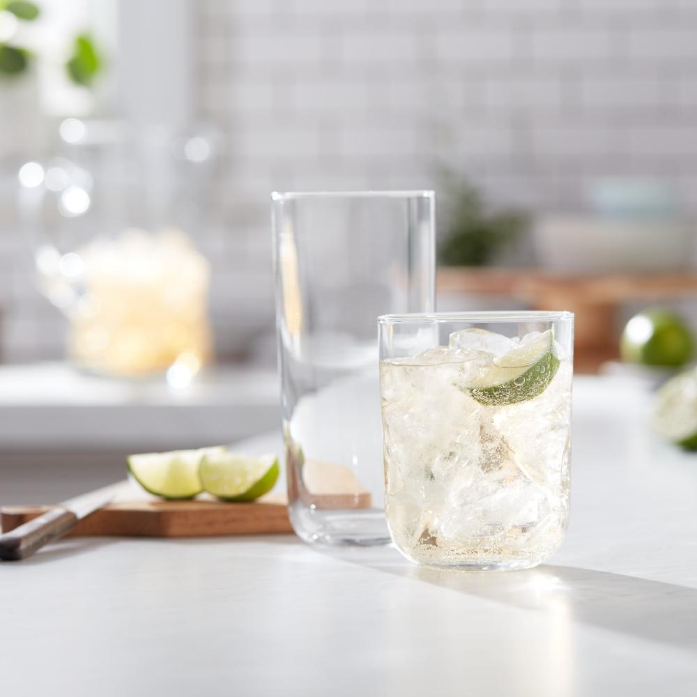 Libbey Libbey Polaris 16 Piece Tumbler And Rocks Glass Set Axis