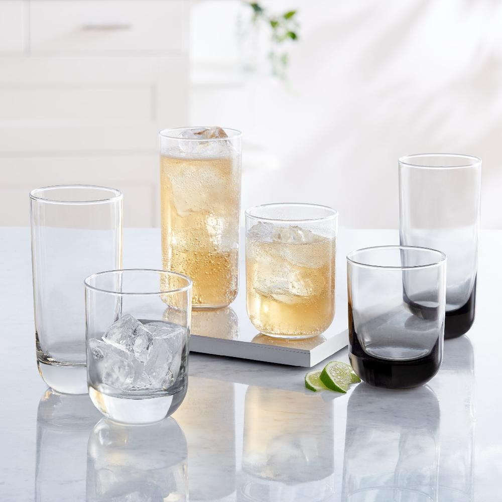 Libbey Libbey Polaris 16 Piece Tumbler And Rocks Glass Set Axis