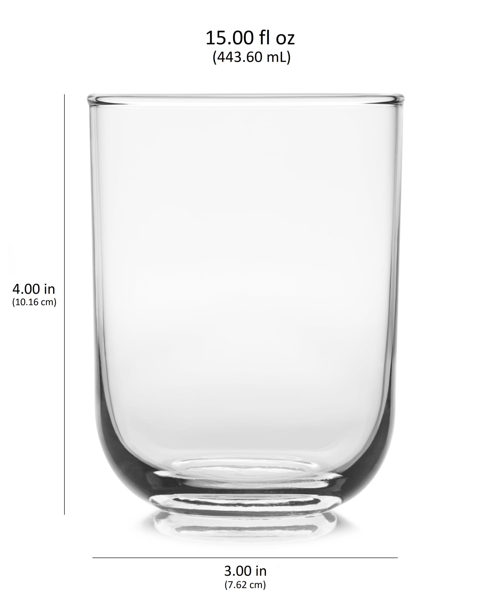 Libbey Libbey Polaris Rocks Glasses Axis 15 Ounce Set Of 8