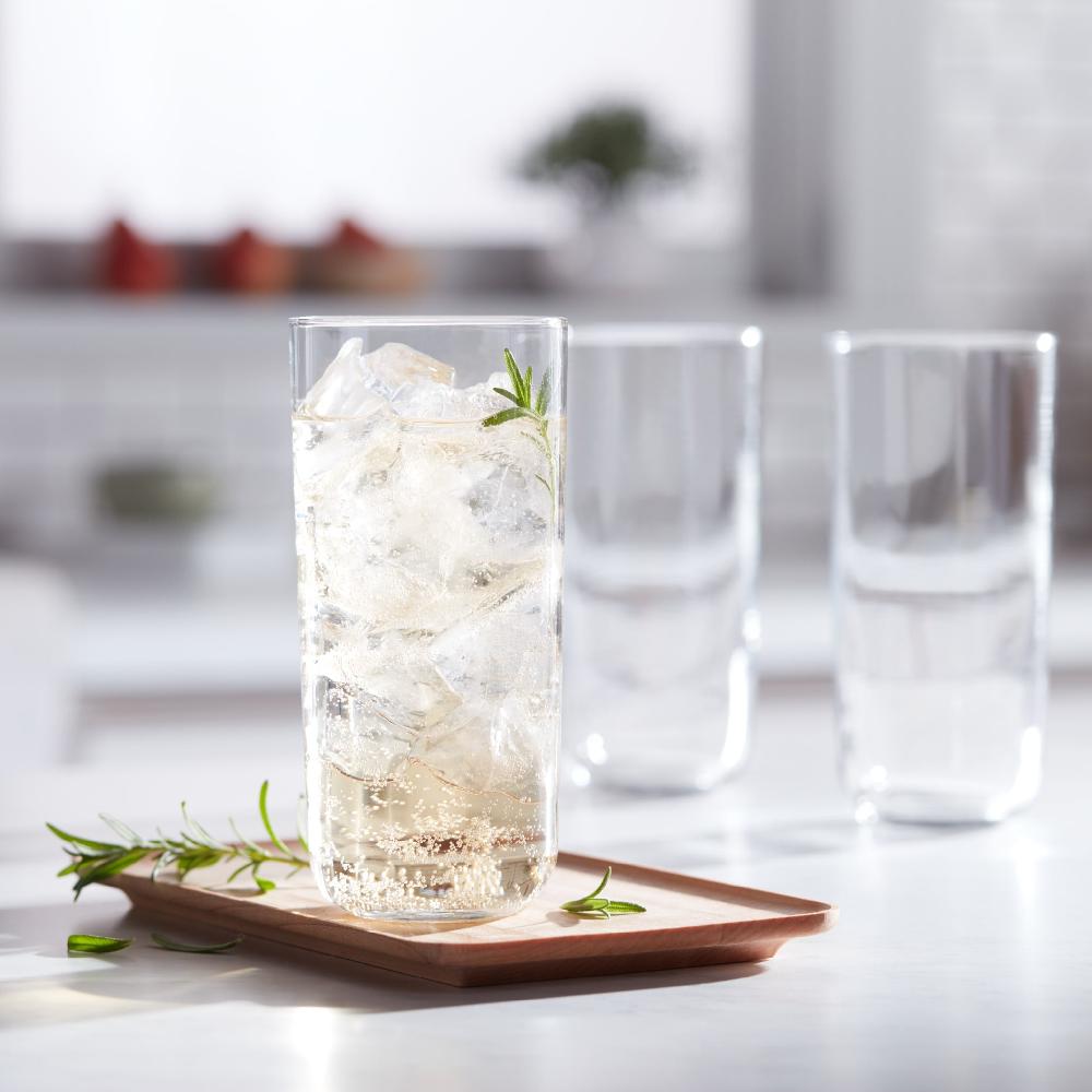 Libbey Libbey Polaris Tumbler Glasses Axis 17.75 Ounce Set Of 8