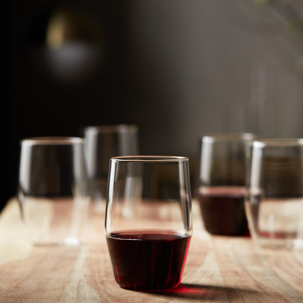 Libbey Libbey Prologue Nymph Handmade Clear Tumbler Glasses 17 Ounce Set Of 12