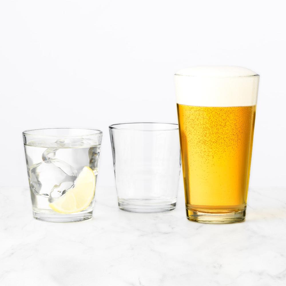 Libbey Libbey Restaurant Basics Stacking Double Old Fashioned Glasses 12 Ounce Set Of 12