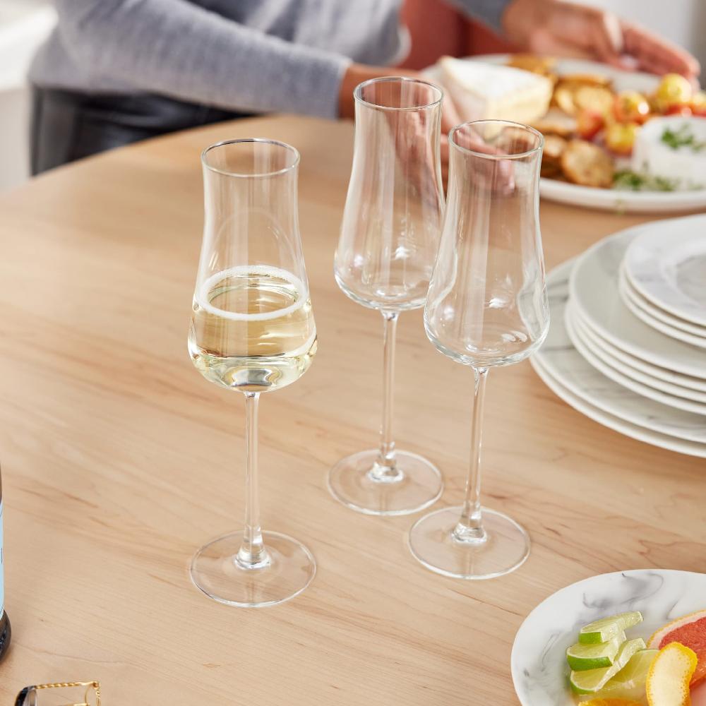 Libbey Libbey Signature Stratford Champagne Flute Glass 8 Ounce Set Of 4