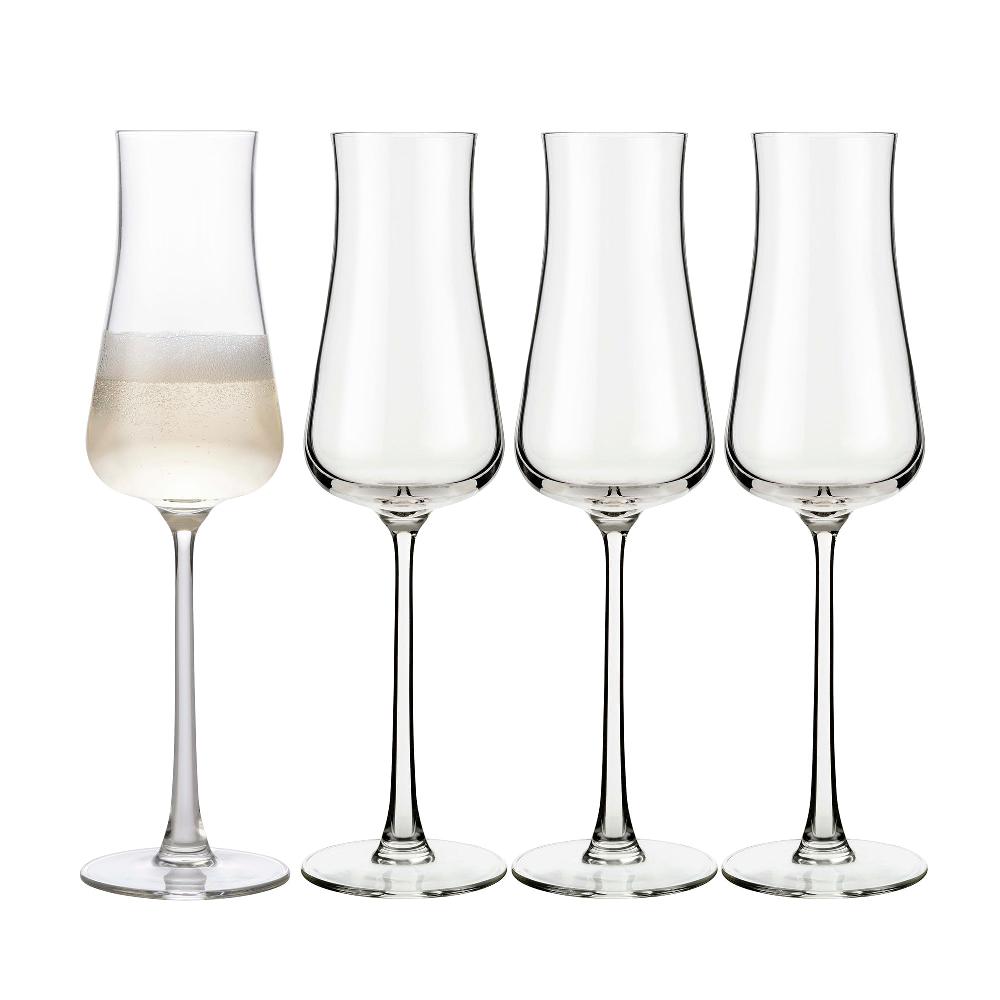 libbey Libbey Signature Stratford Champagne Flute Glass 8 ounce Set of 4