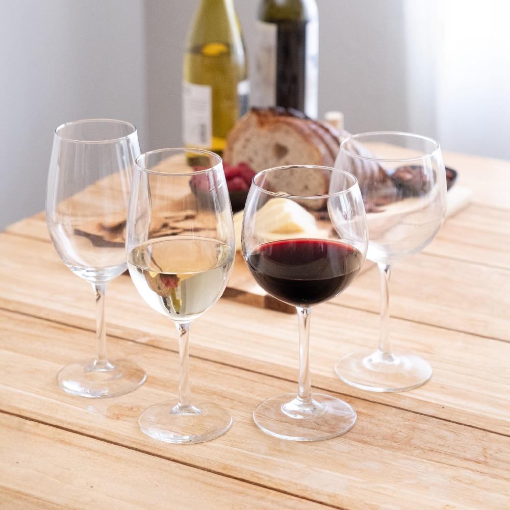 Libbey Libbey Vineyard Reserve 8 Piece Wine Glass Party Set For Chardonnay And Merlot/Bordeaux