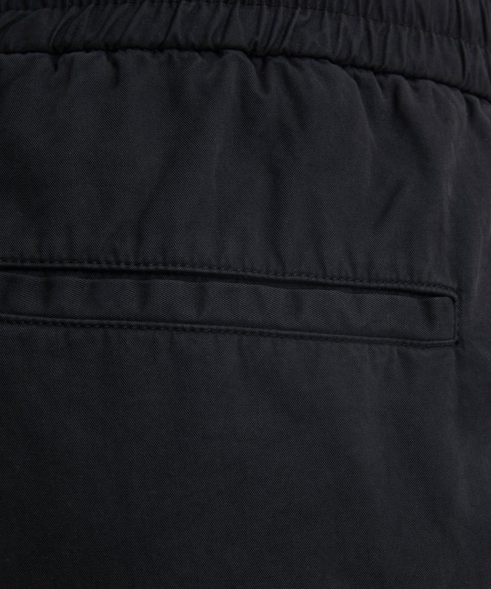 Liberty London A.P.C. Black Pieter Sporty Cotton Trousers