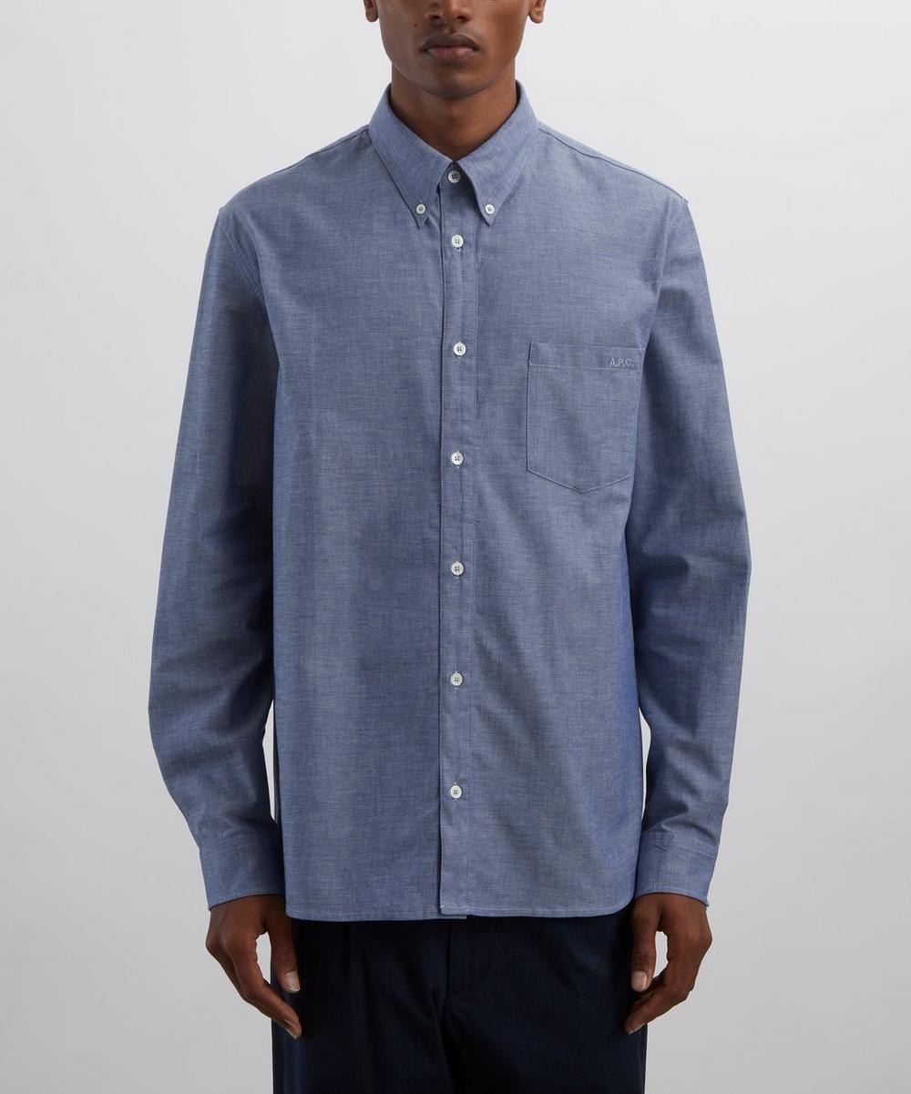 Liberty London A.P.C. Edouard Brodé Chambray Cotton Shirt