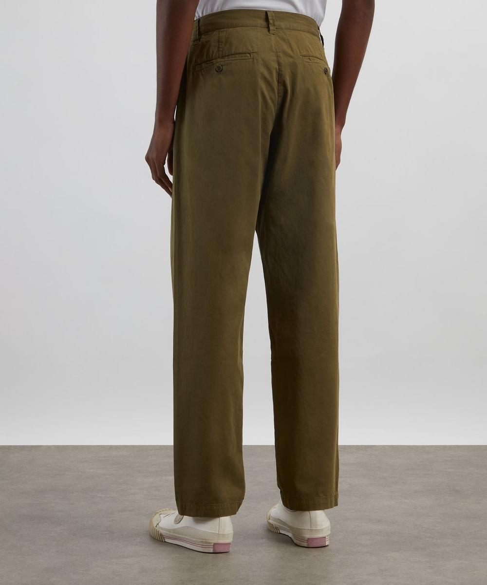 Liberty London A.P.C. Sage Green Lawrence Cotton Chinos