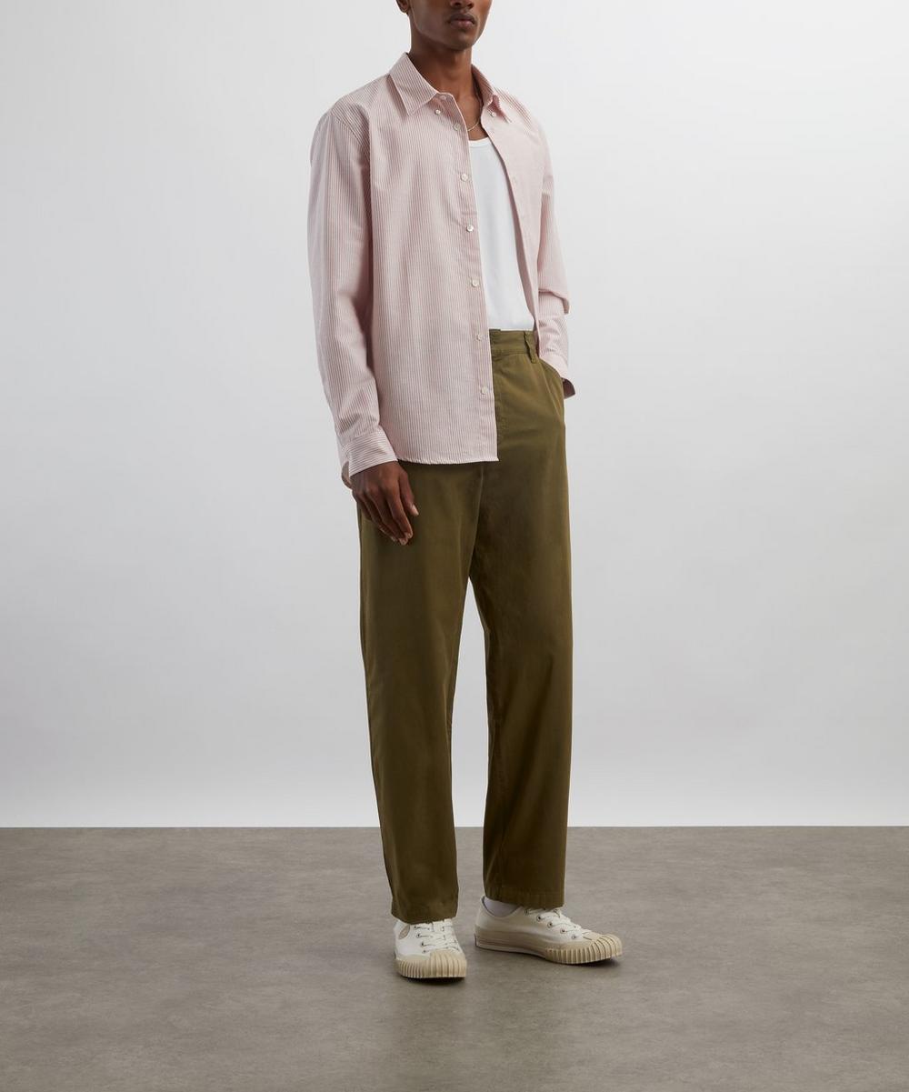 liberty london A.P.C. Sage Green Lawrence Cotton Chinos