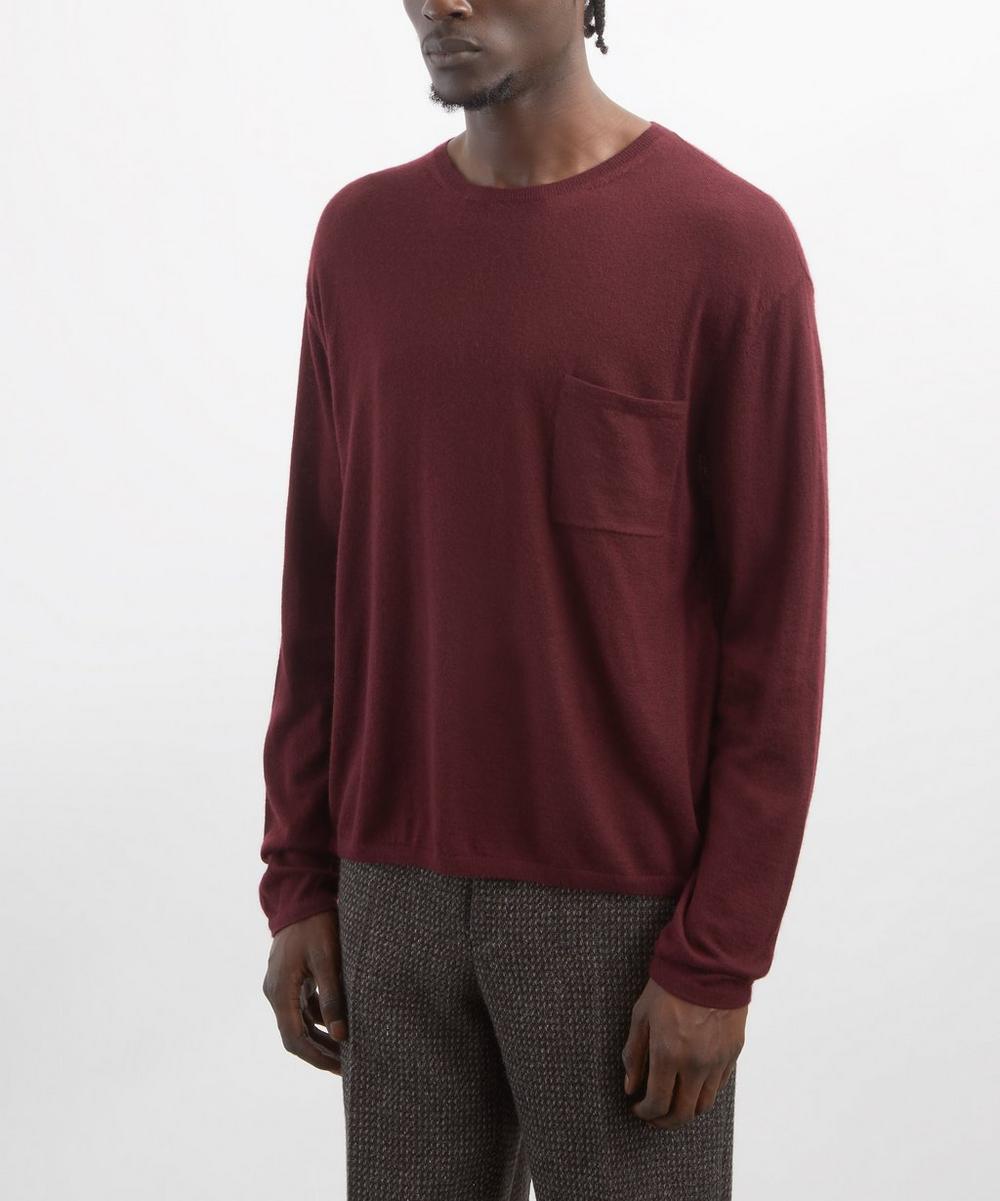 Liberty London Acne Studios Burgundy Cashmere Jumper