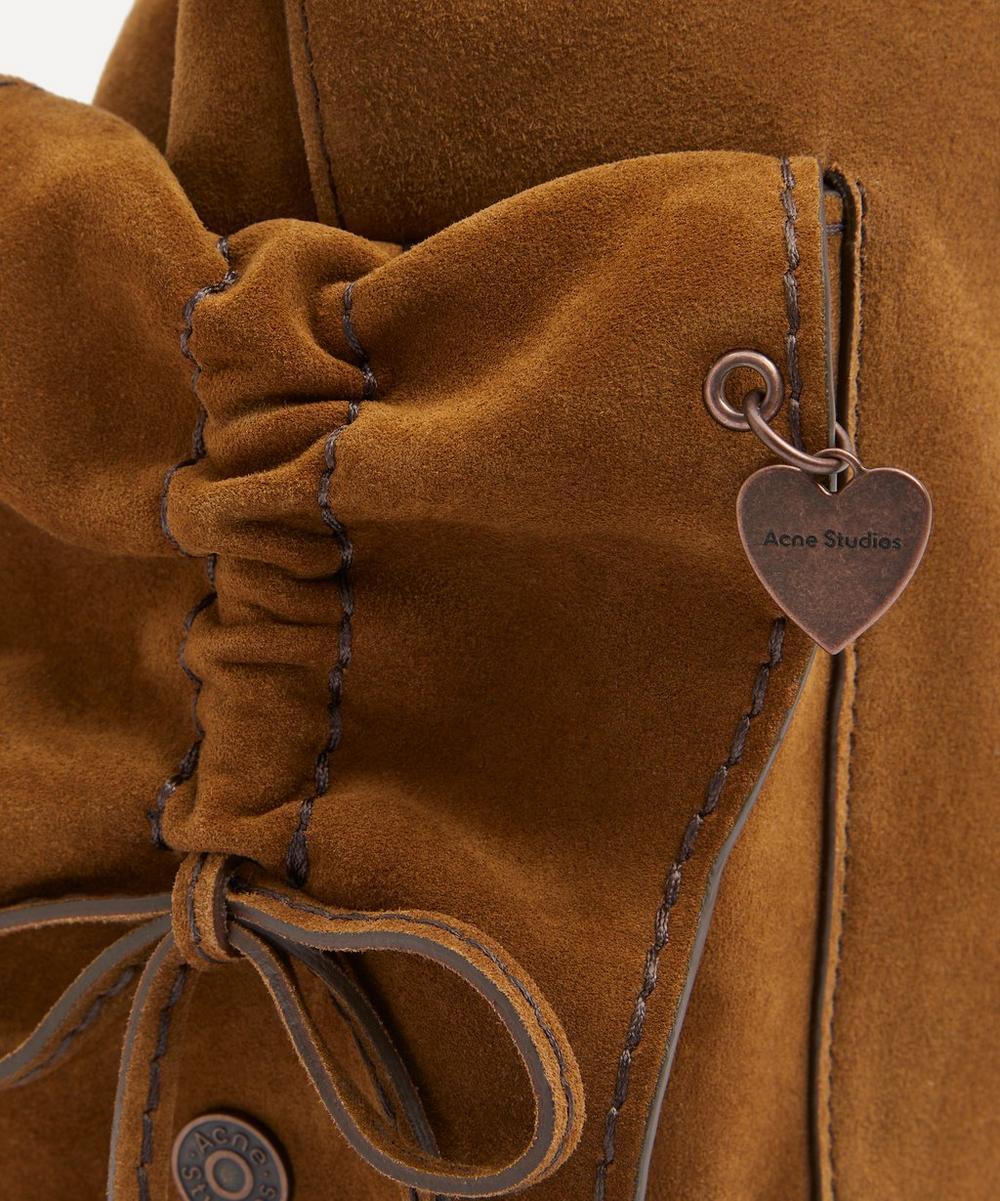 Liberty London Acne Studios Multi-Pocket Suede Bucket Bag