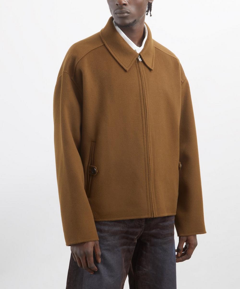 Liberty London Acne Studios Olive Green Cashmere Jacket