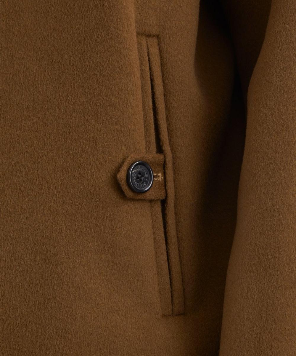 Liberty London Acne Studios Olive Green Cashmere Jacket