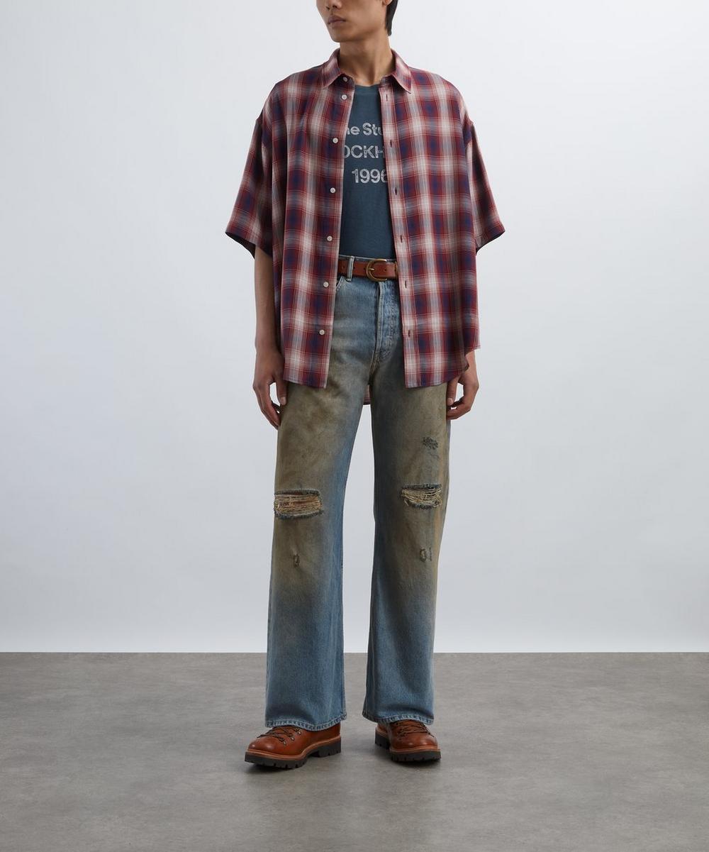 liberty london Acne Studios Relaxed Short-Sleeve Logo T-Shirt