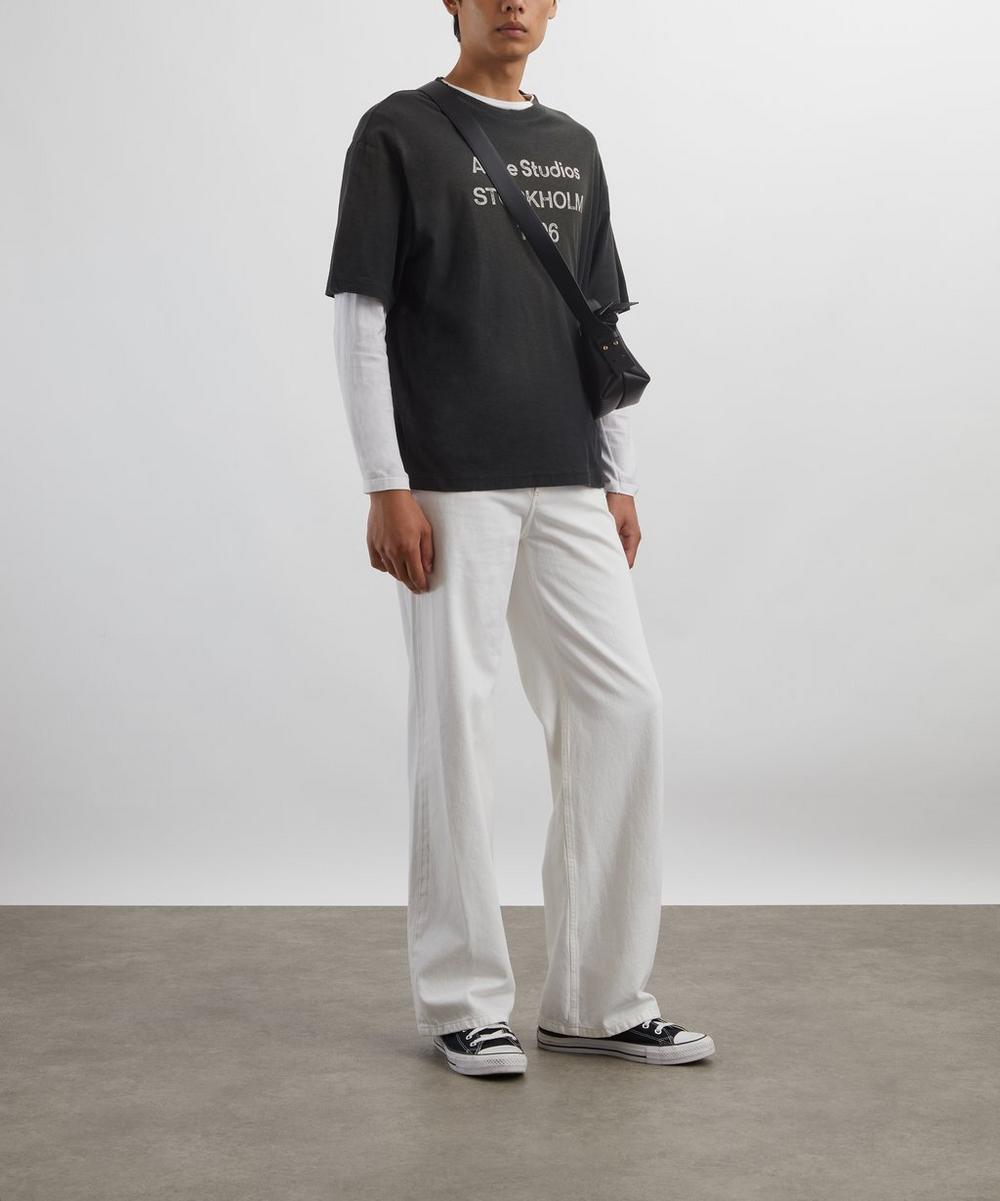 liberty london Acne Studios Relaxed Short-Sleeve Logo T-Shirt
